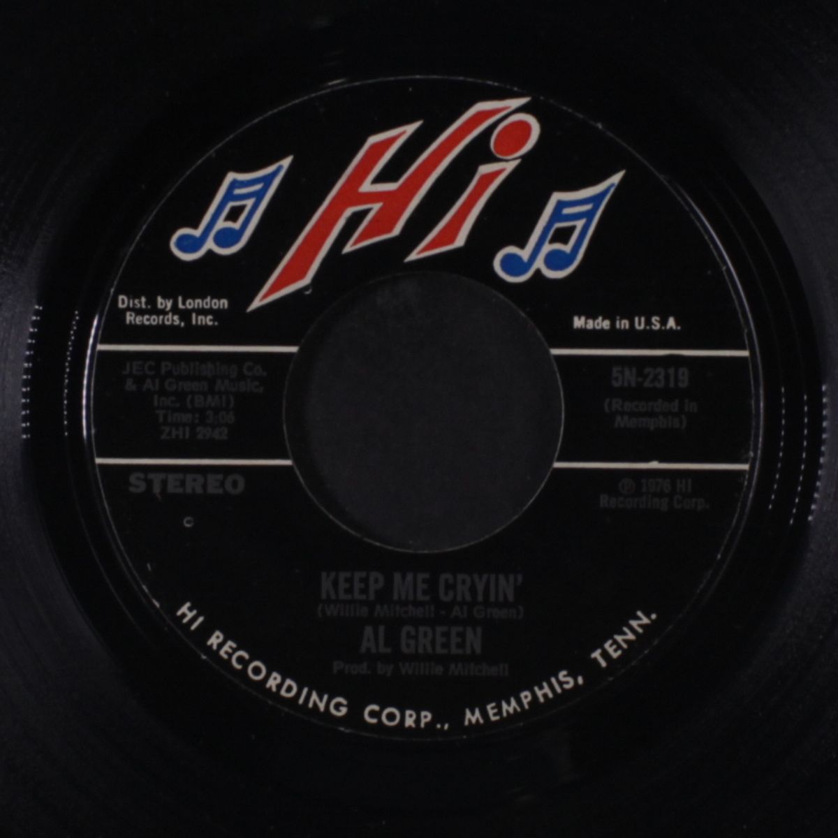 keep me cryin' / there is love by AL GREEN