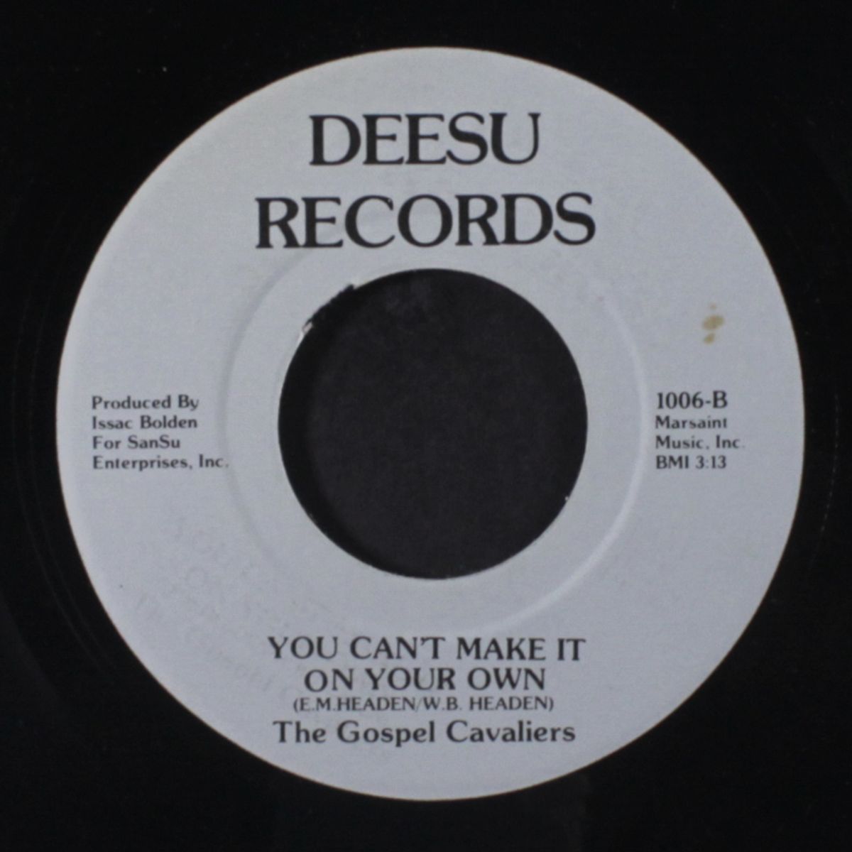 jesus is waiting / you can't make it on your own by GOSPEL CAVALIERS