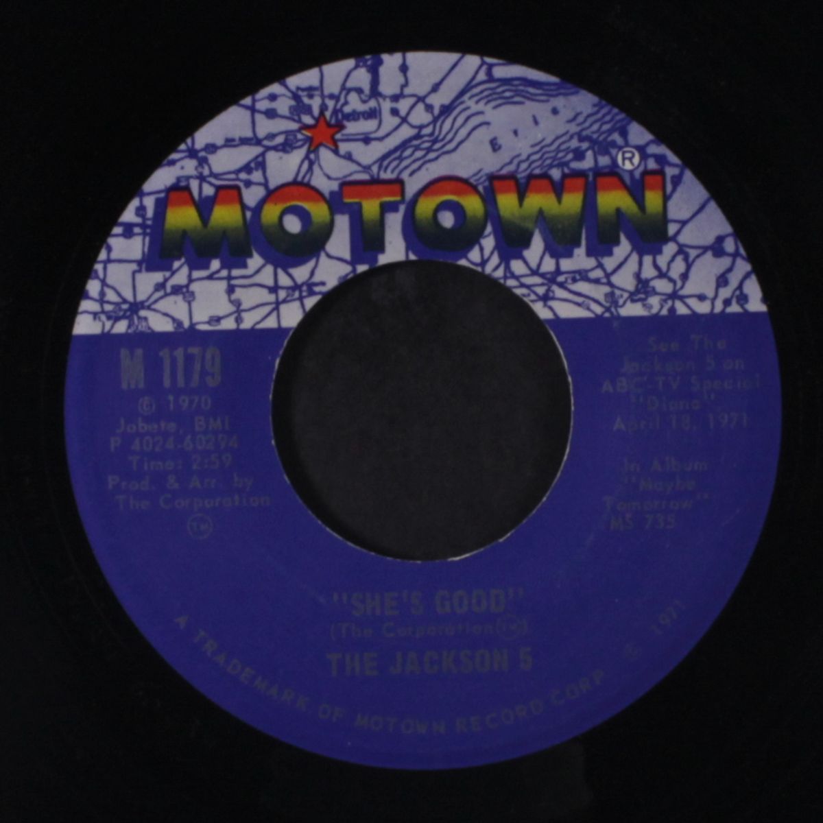 never can say goodbye / she's good by JACKSON 5