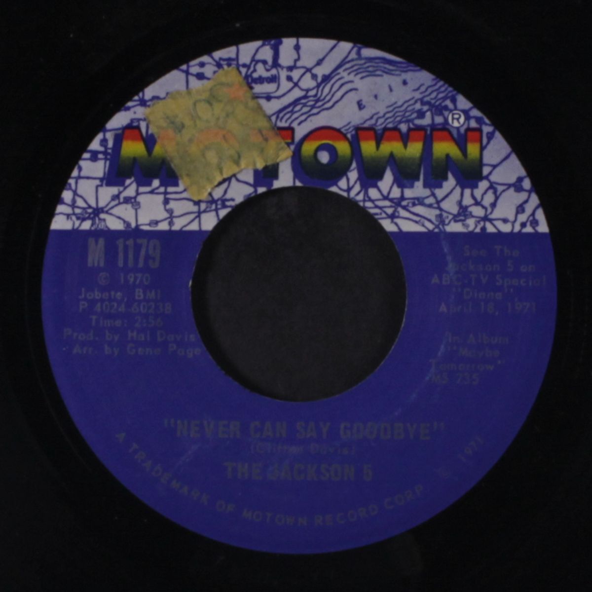 never can say goodbye / she's good by JACKSON 5