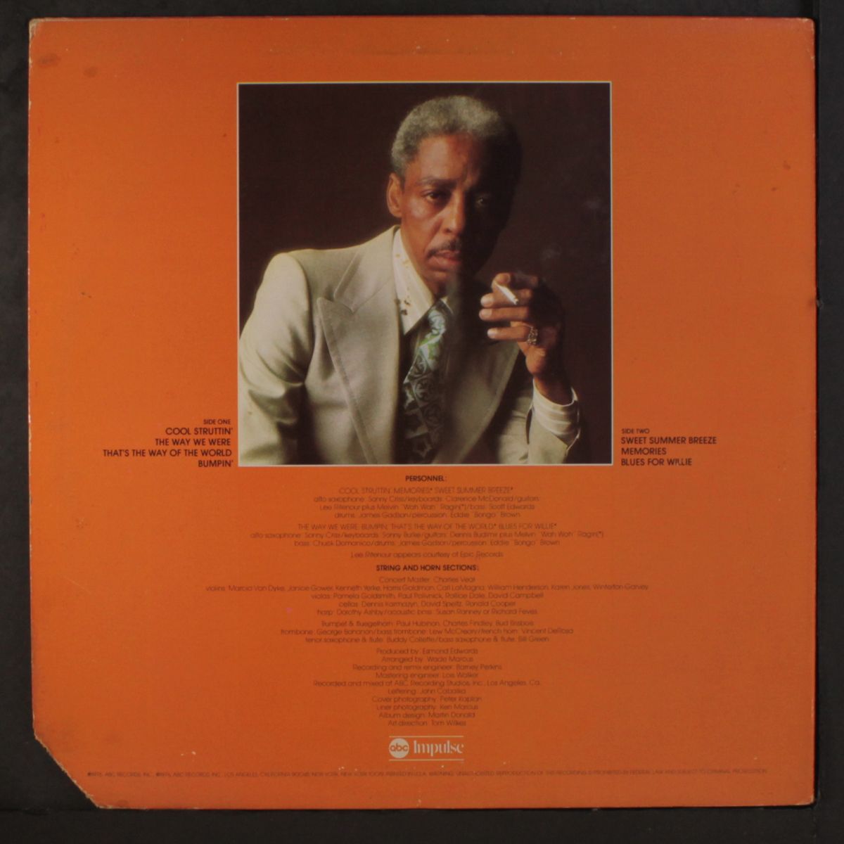 warm and sonny by SONNY CRISS