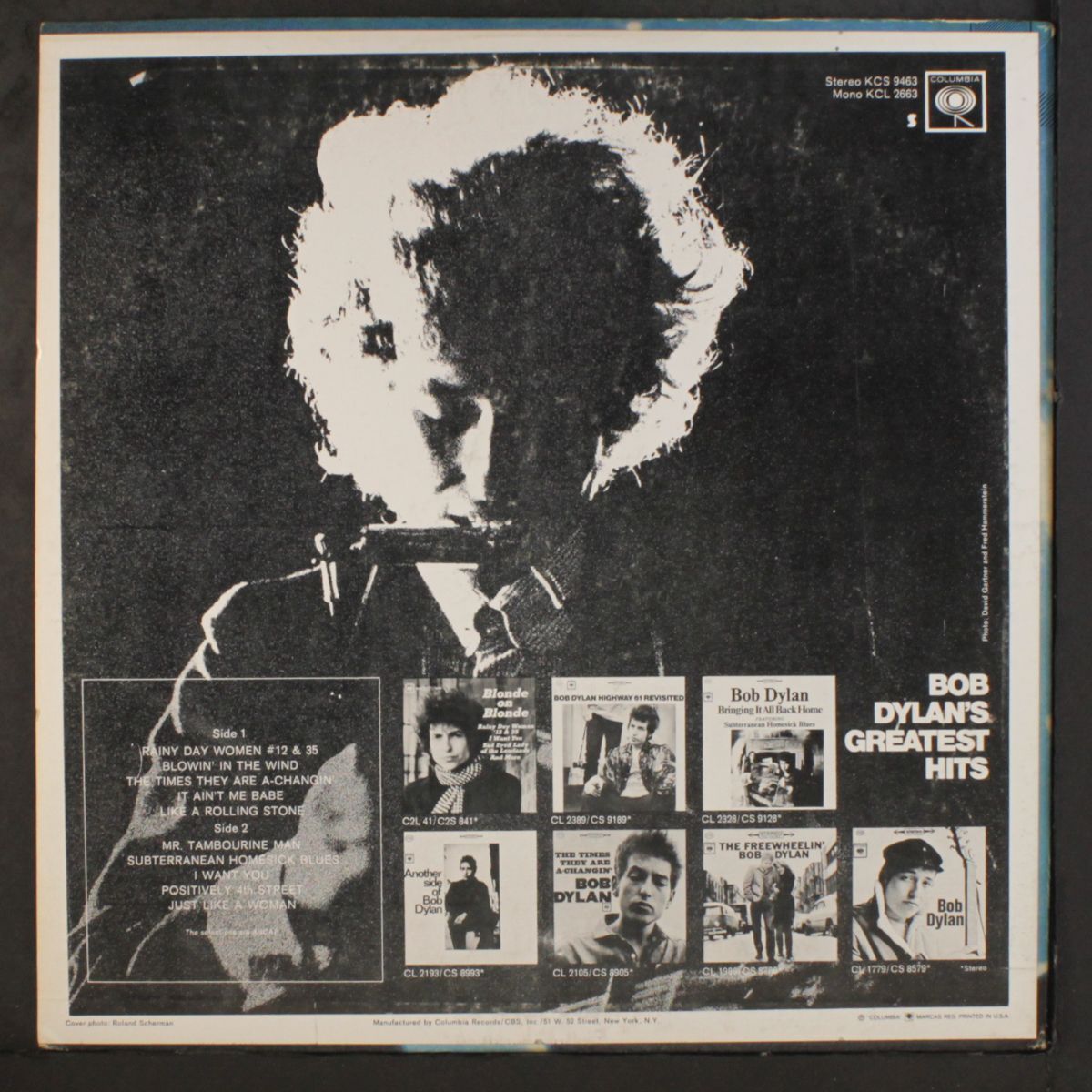 greatest hits by BOB DYLAN