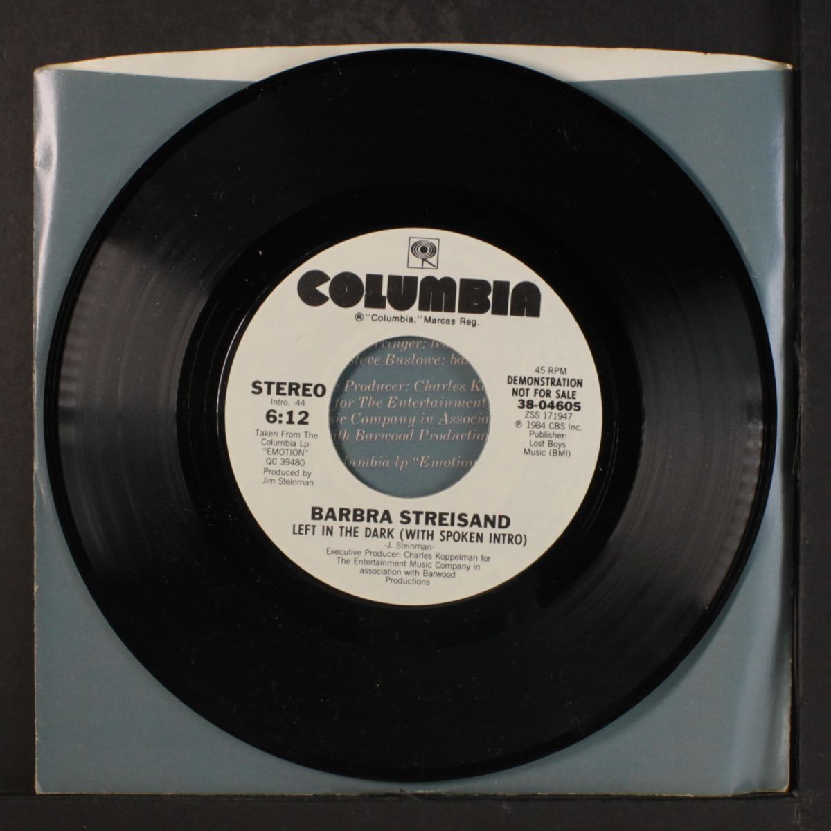 left in the dark by BARBRA STREISAND