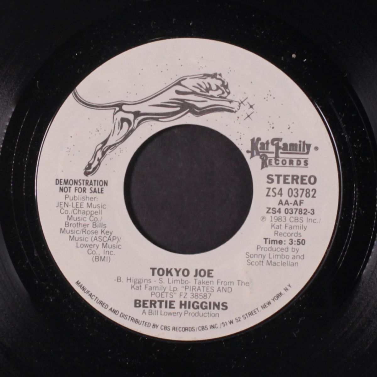tokyo joe / same by BERTIE HIGGINS