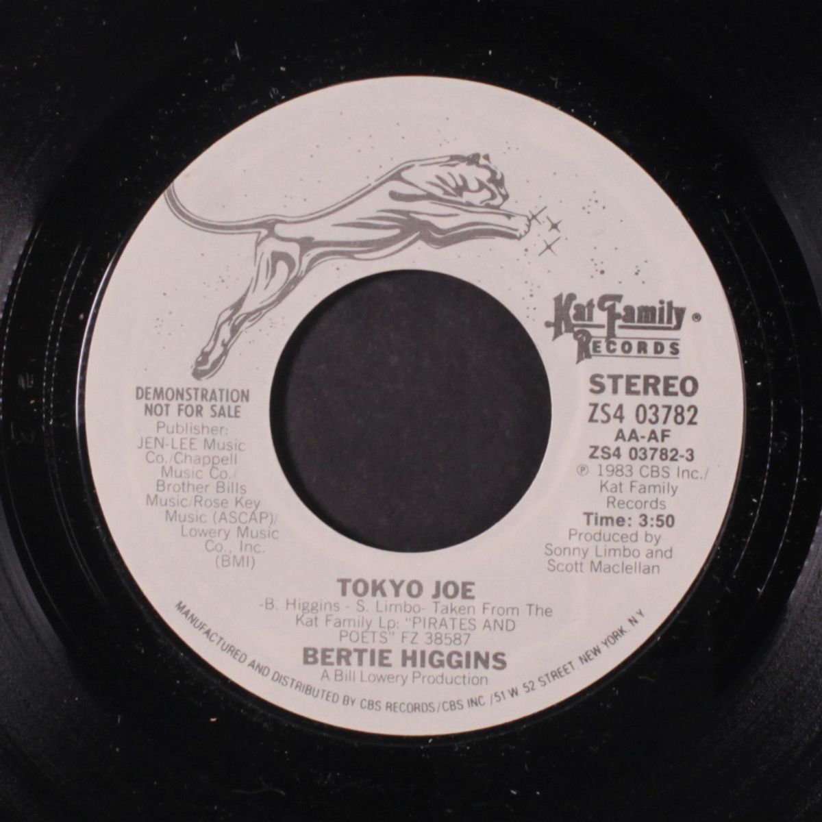 tokyo joe / same by BERTIE HIGGINS