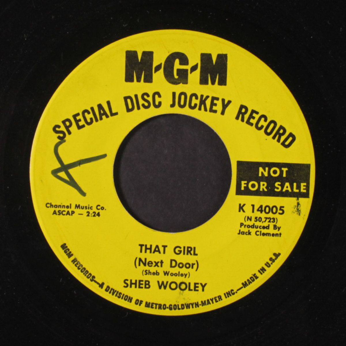 i remember loving you / that girl by SHEB WOOLEY