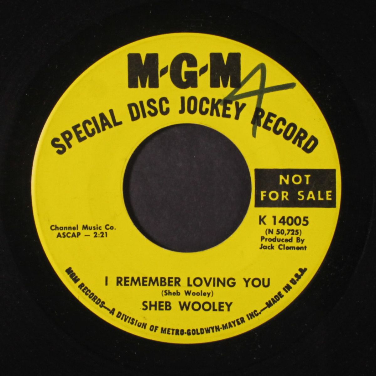 i remember loving you / that girl by SHEB WOOLEY