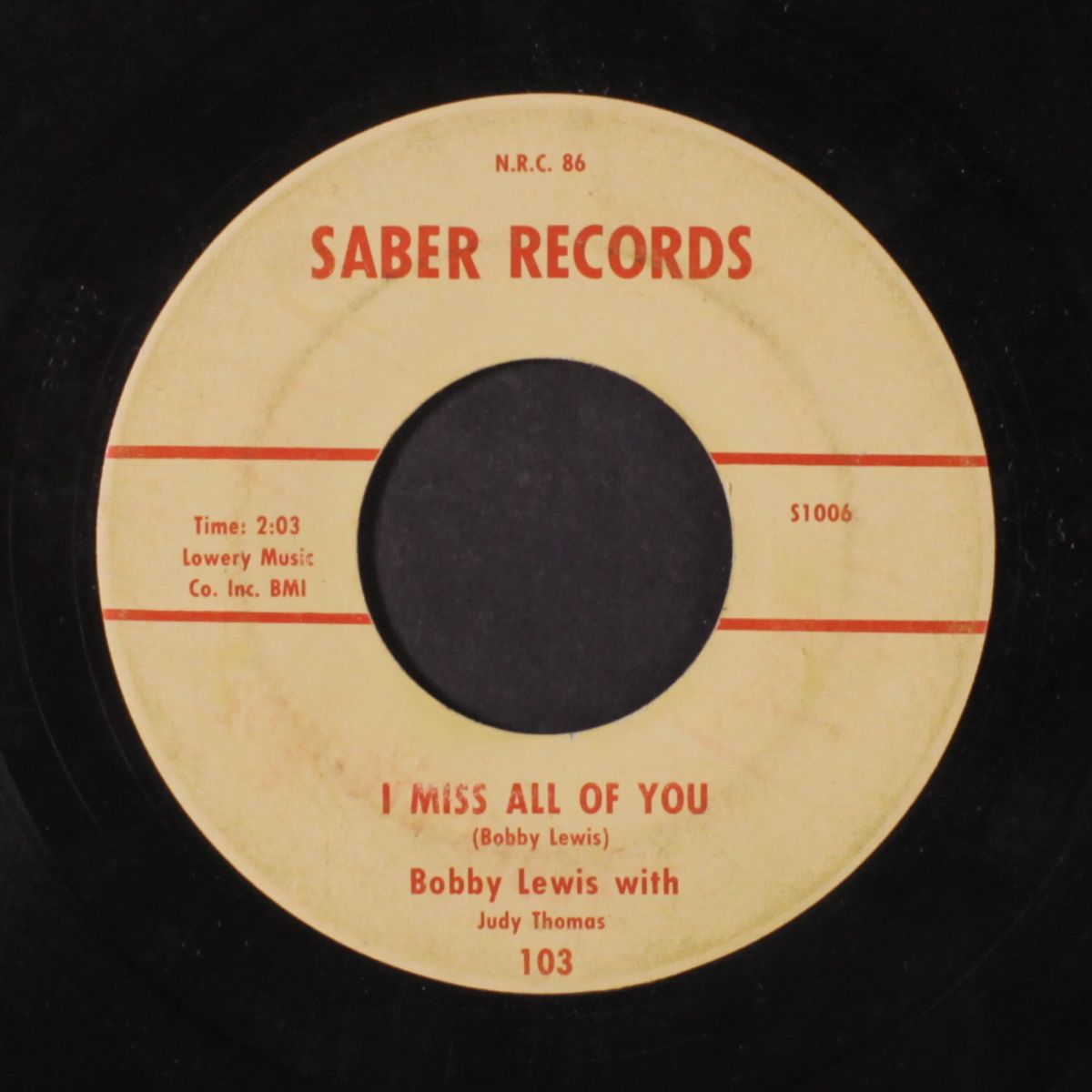 sandra kay / i miss all of you by BOBBY LEWIS