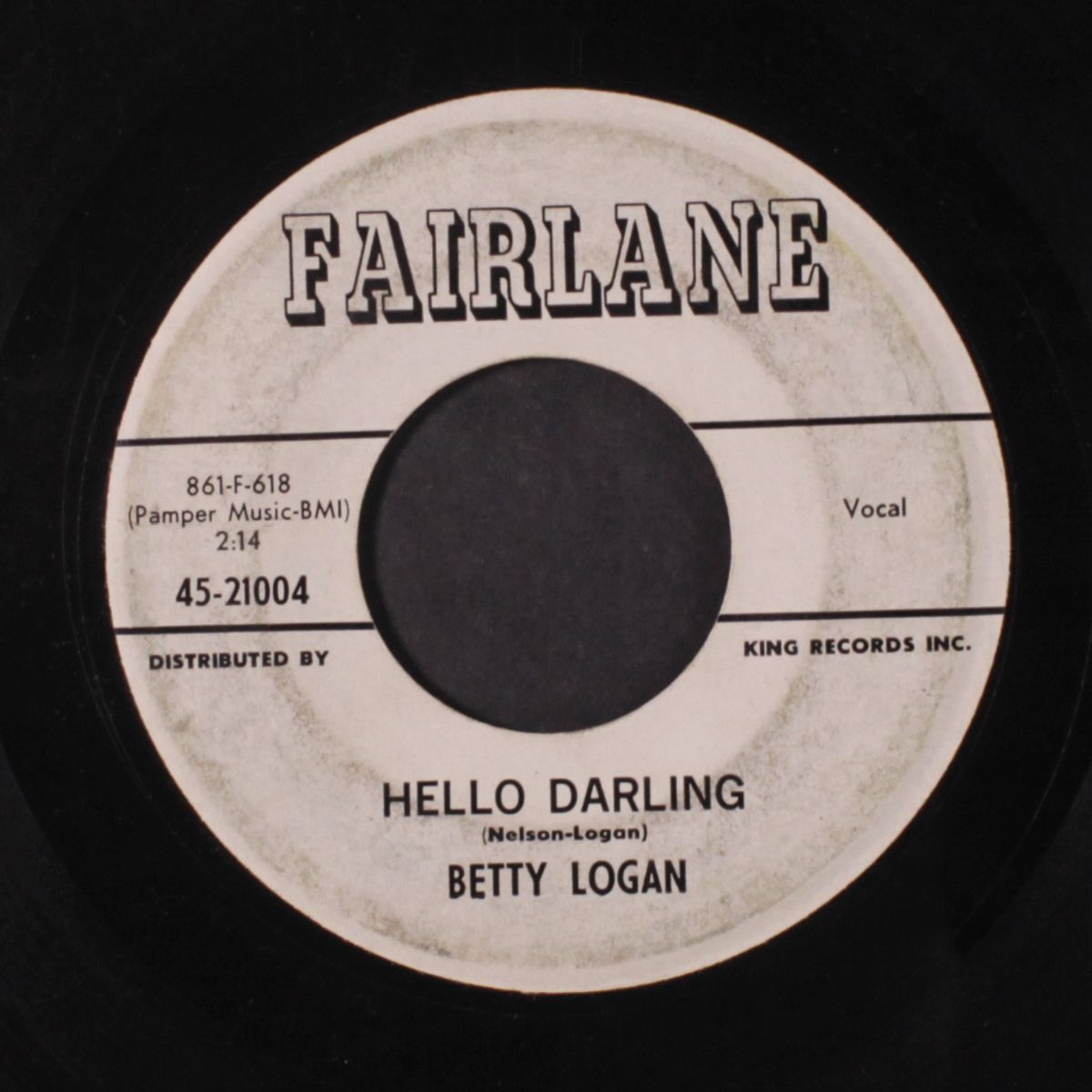 but i did / hello darling by BETTY LOGAN