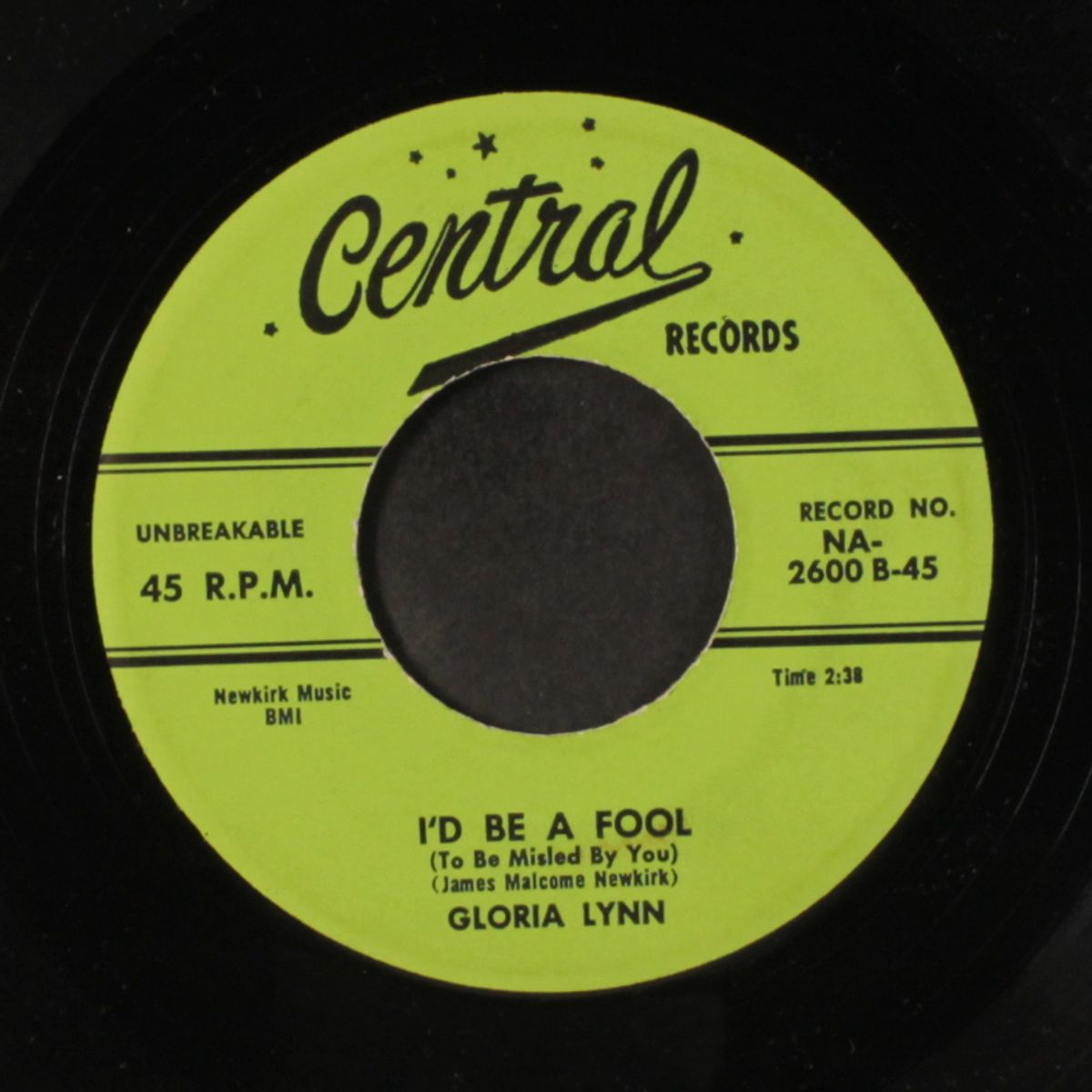 i'd be a fool by GLORIA LYNN