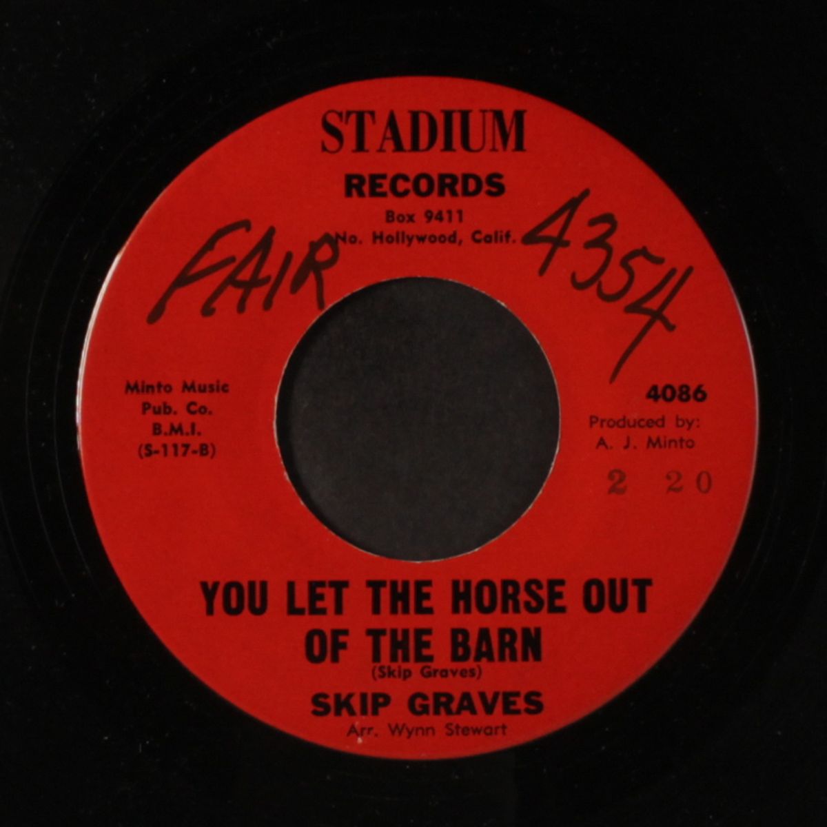 you let the horse out of the barn / you tell me and we'll both know by SKIP GRAVES