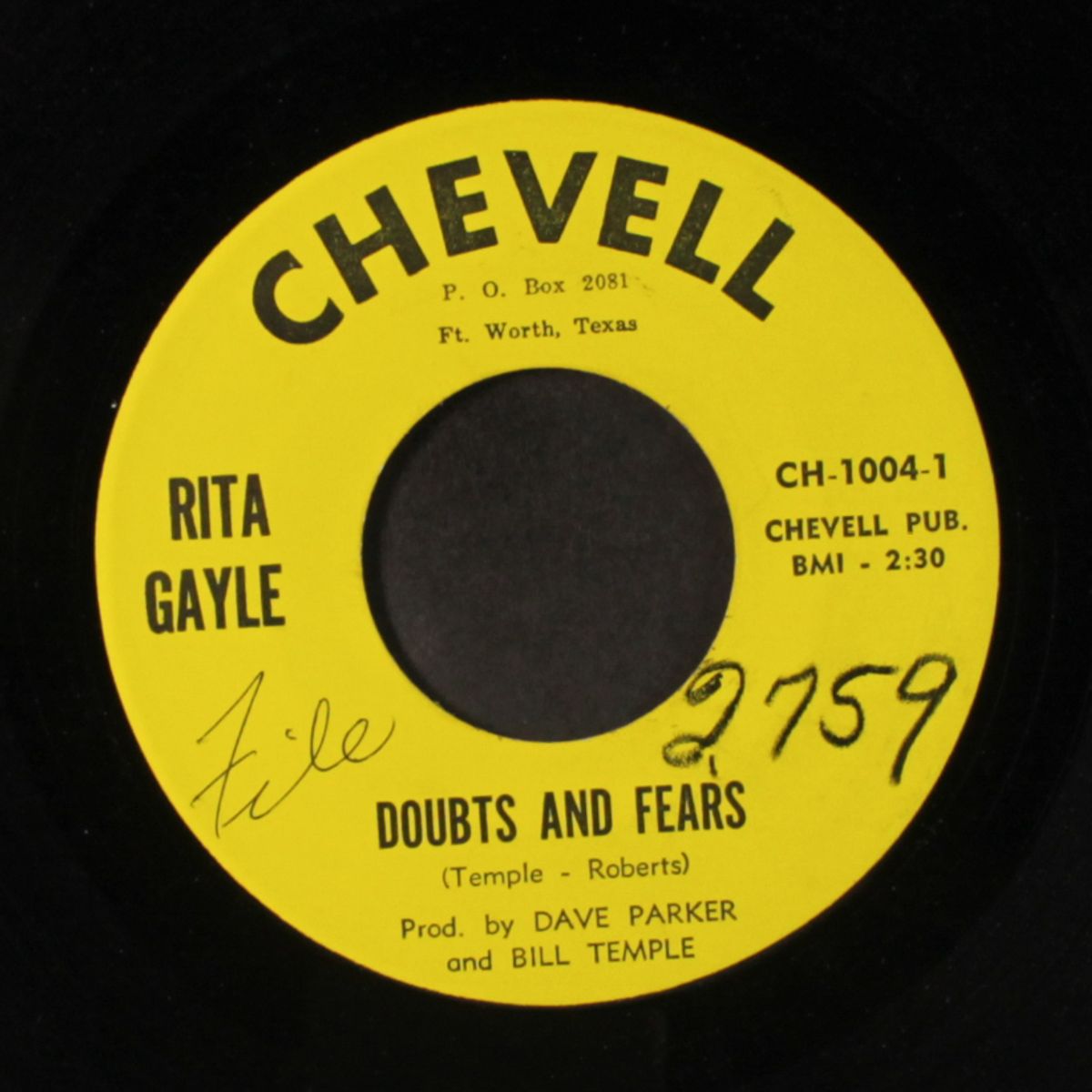 your side of town / doubts and fears by RITA GAYLE