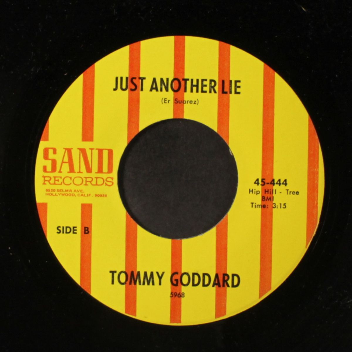 just another lie / stranger in my place by TOMMY GODDARD