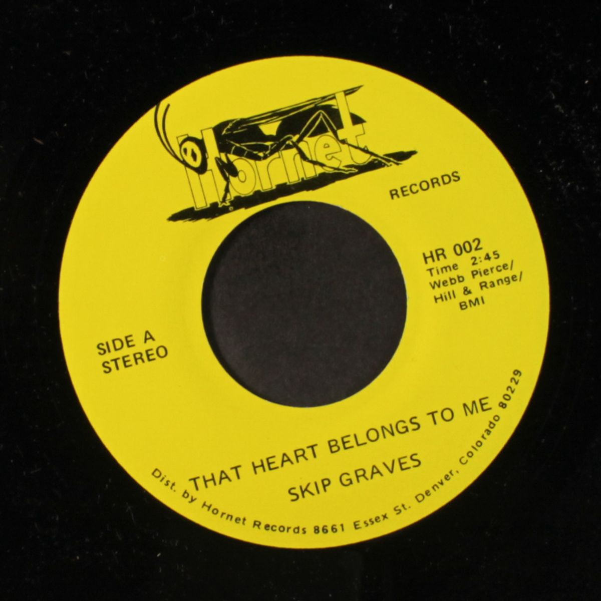 honky tonk / that heart belongs to me by SKIP GRAVES