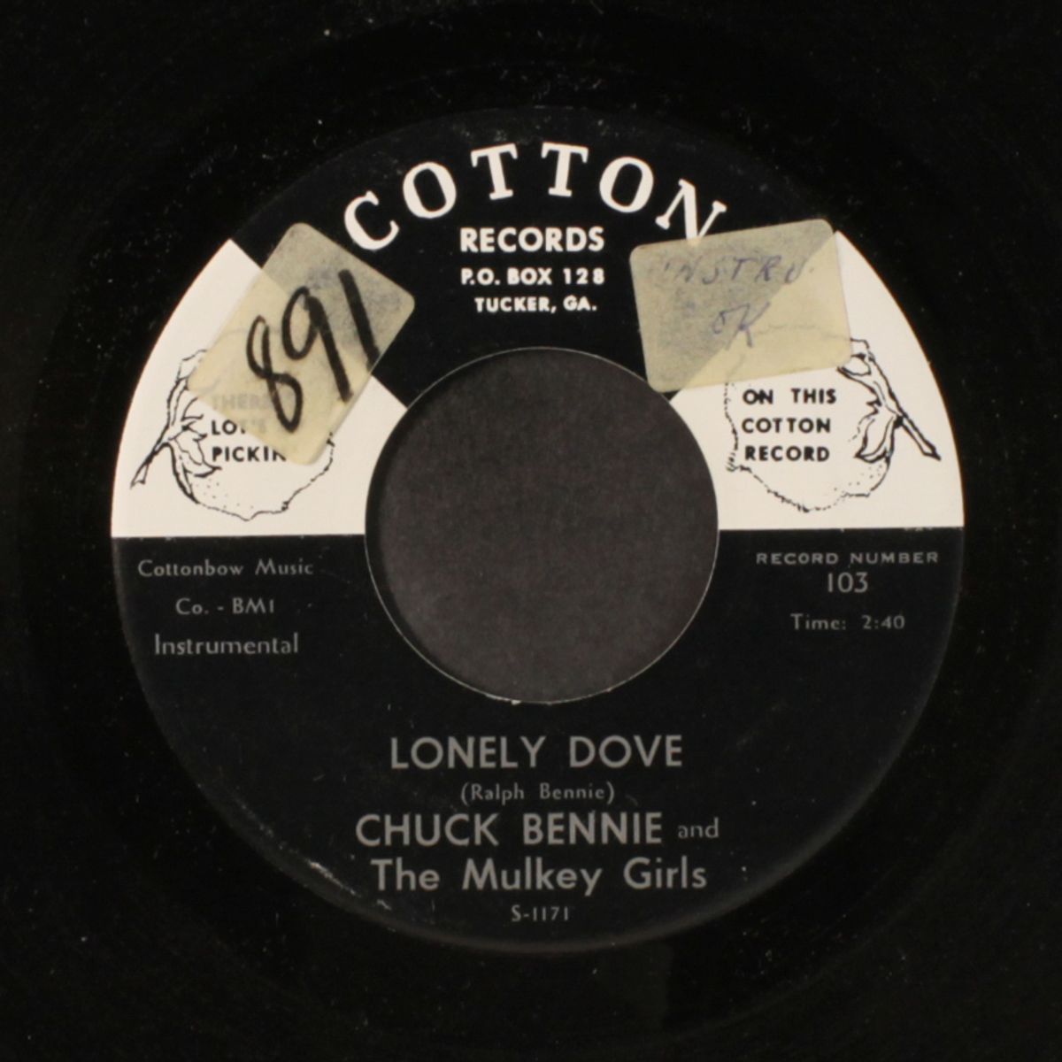 tumble down heart / lonely dove by CHUCK BENNIE