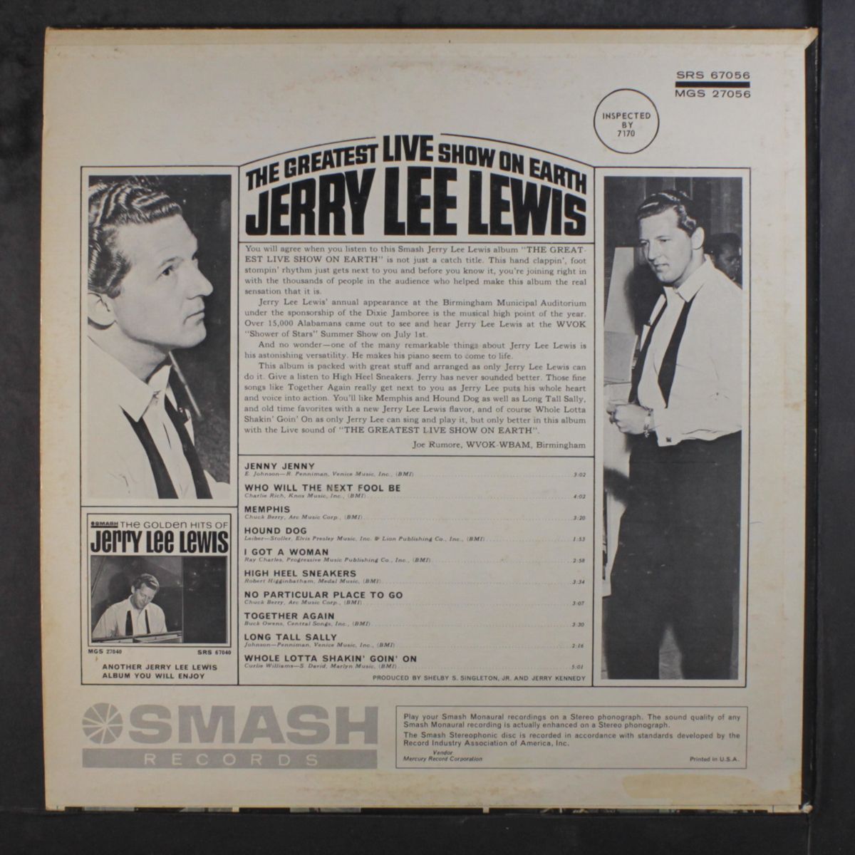 the greatest live show on earth by JERRY LEE LEWIS