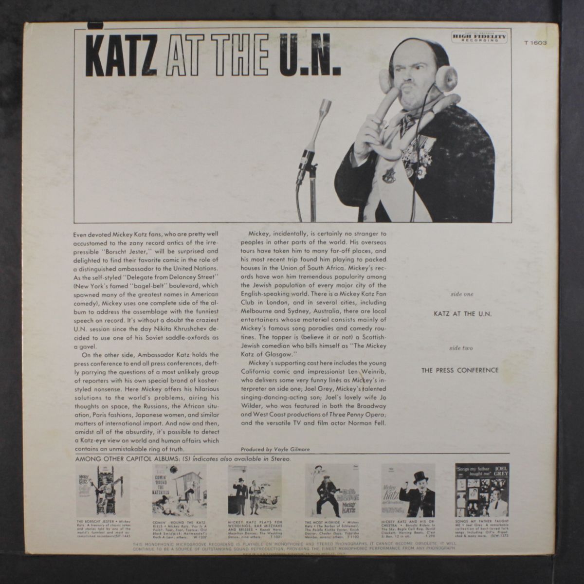 katz at the u.n. by MICKEY KATZ