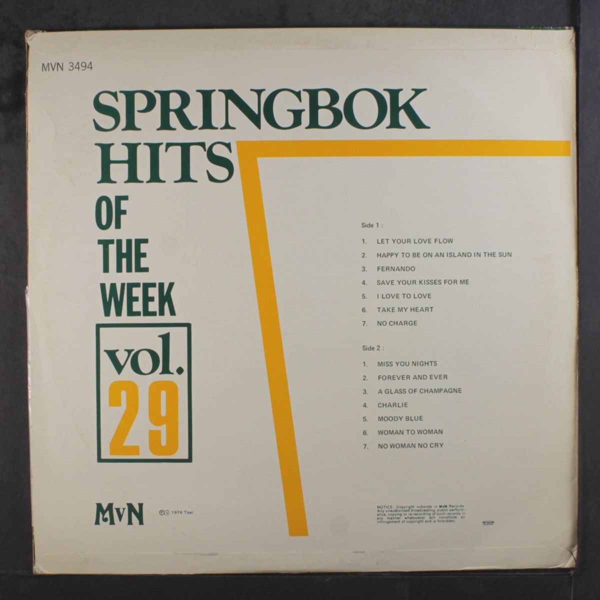 springbok hits of the week vol. 29 by UNKNOWN ARTIST