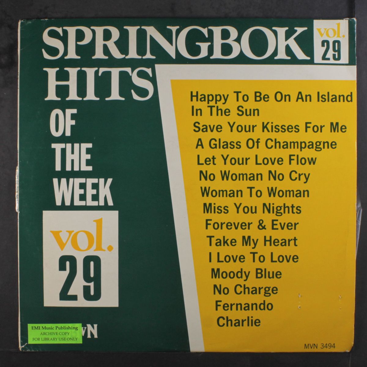 springbok hits of the week vol. 29 by UNKNOWN ARTIST