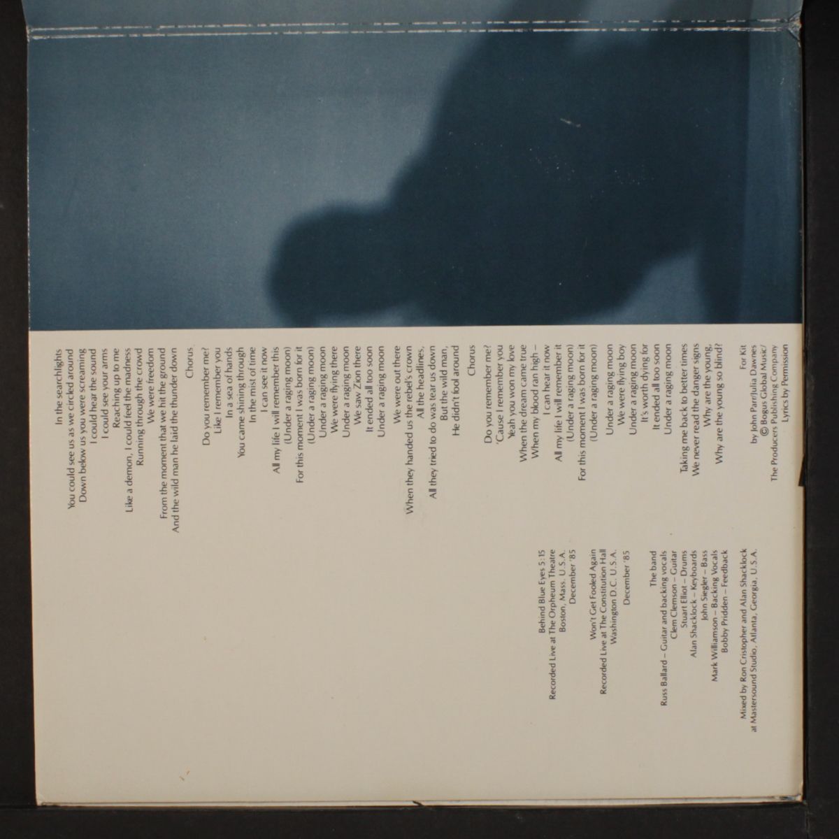 under a raging moon by ROGER DALTREY