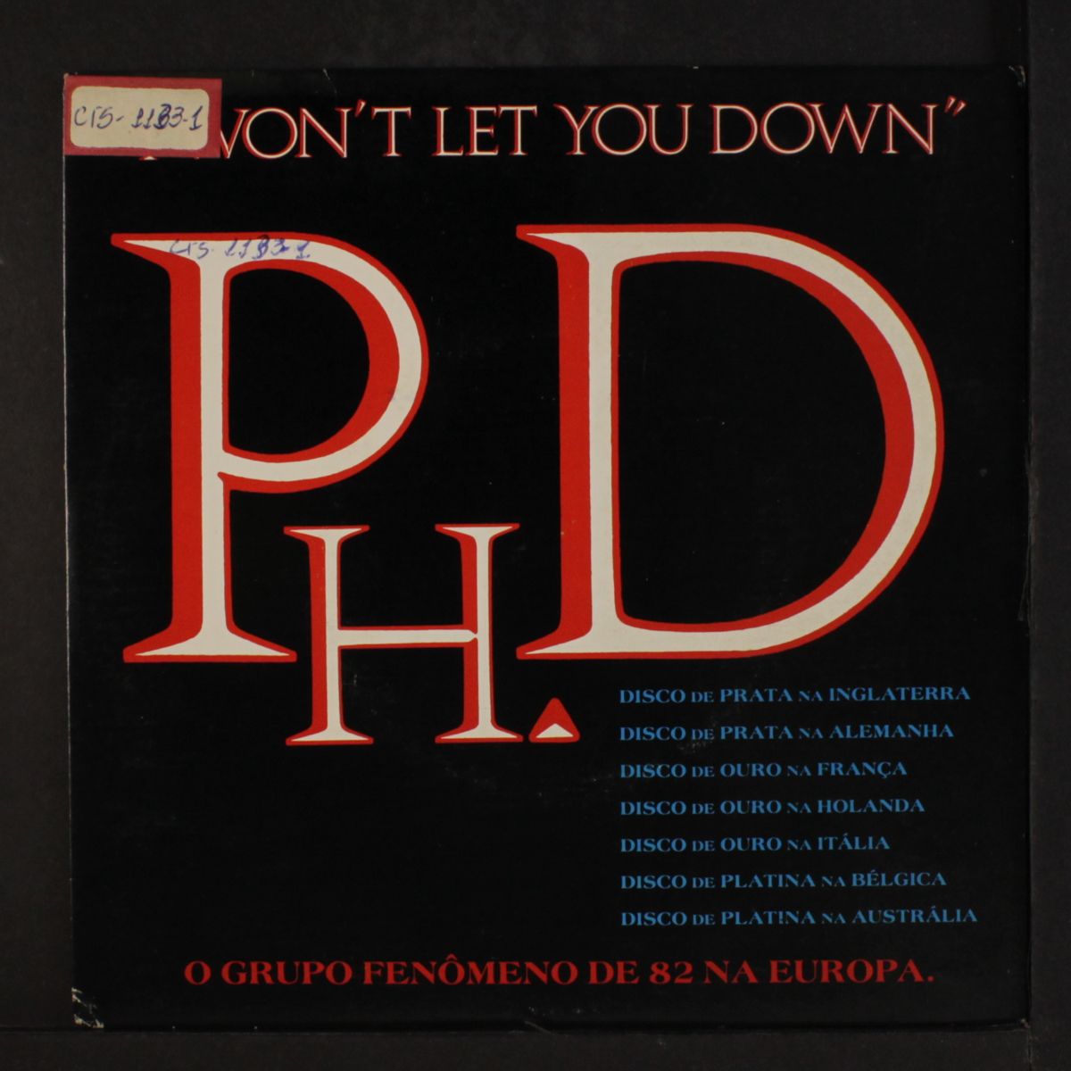 i won't let you down by PH.D