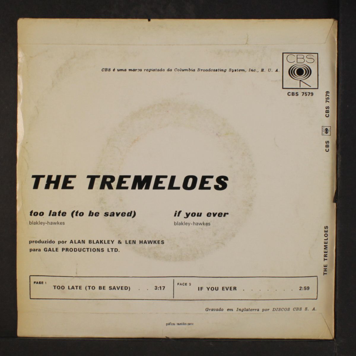 if you ever / too late by TREMELOES
