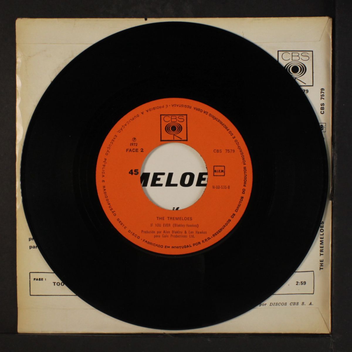 if you ever / too late by TREMELOES