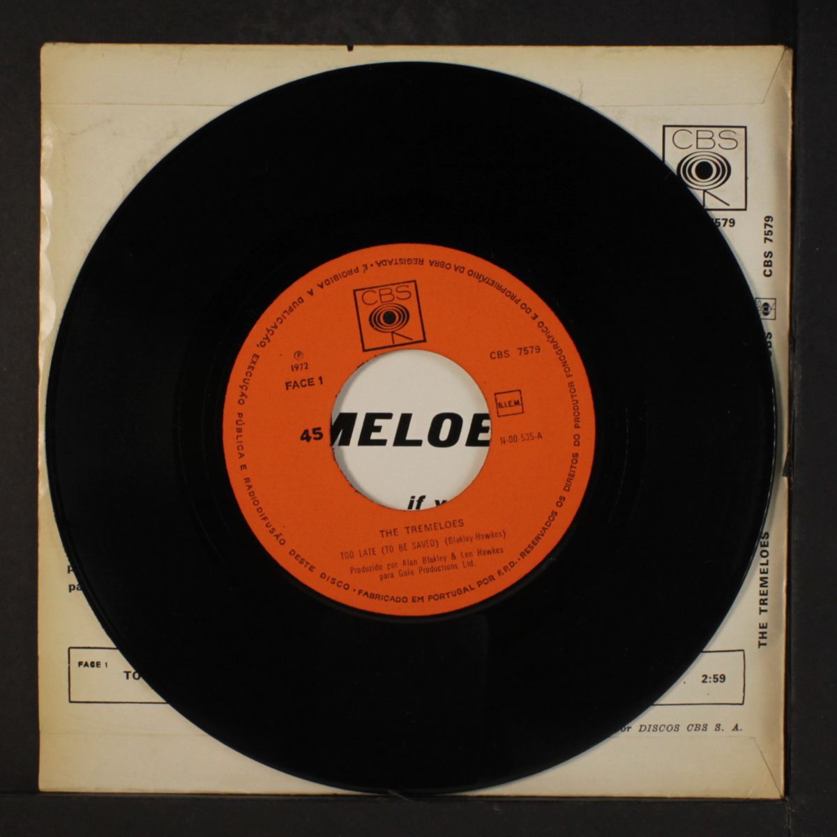 if you ever / too late by TREMELOES