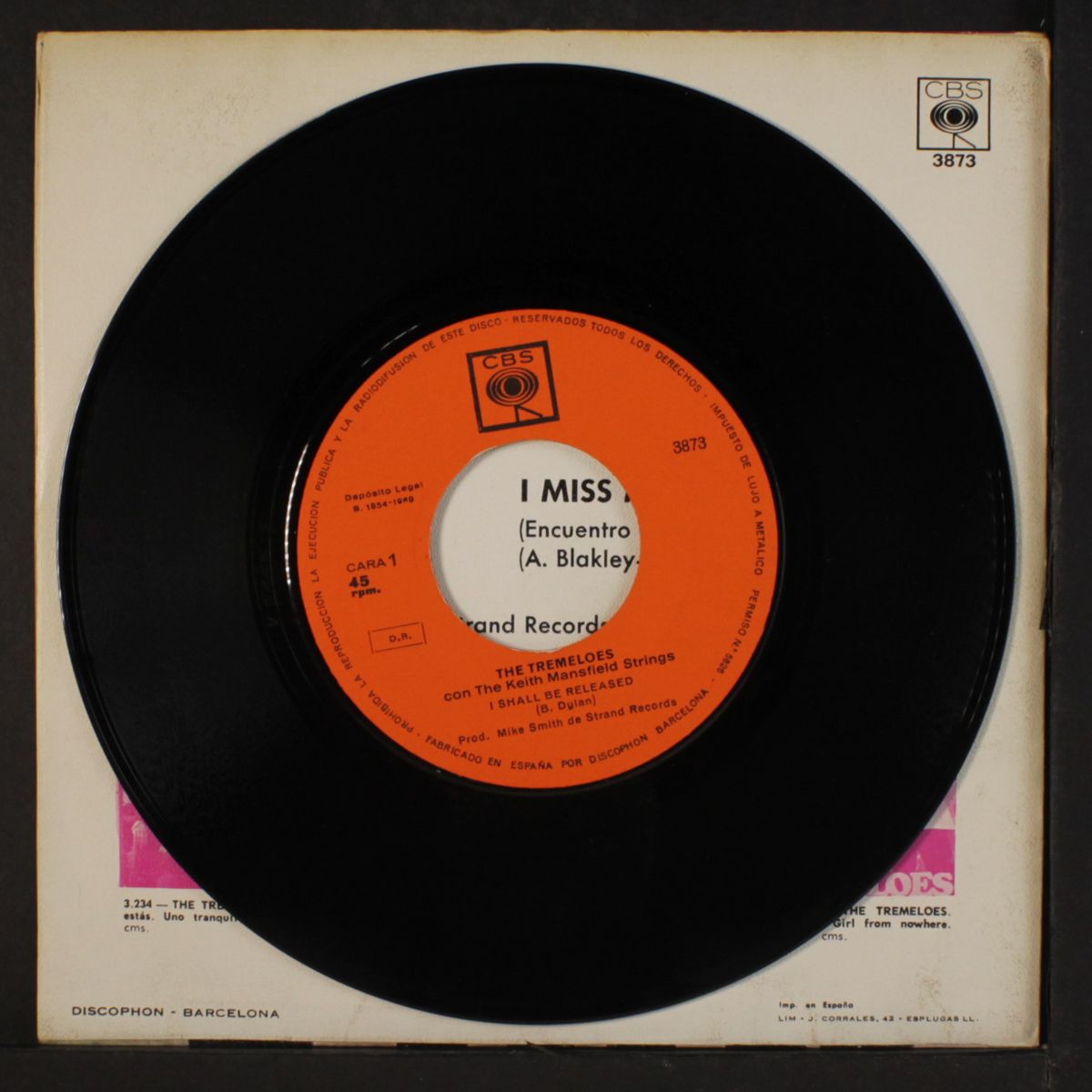 i shall be released / i miss my baby by TREMELOES