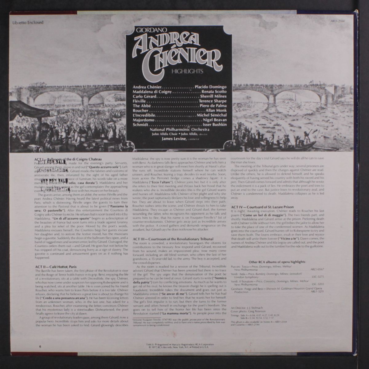 highlights from andrea chenier by PLACIDO DOMINGO