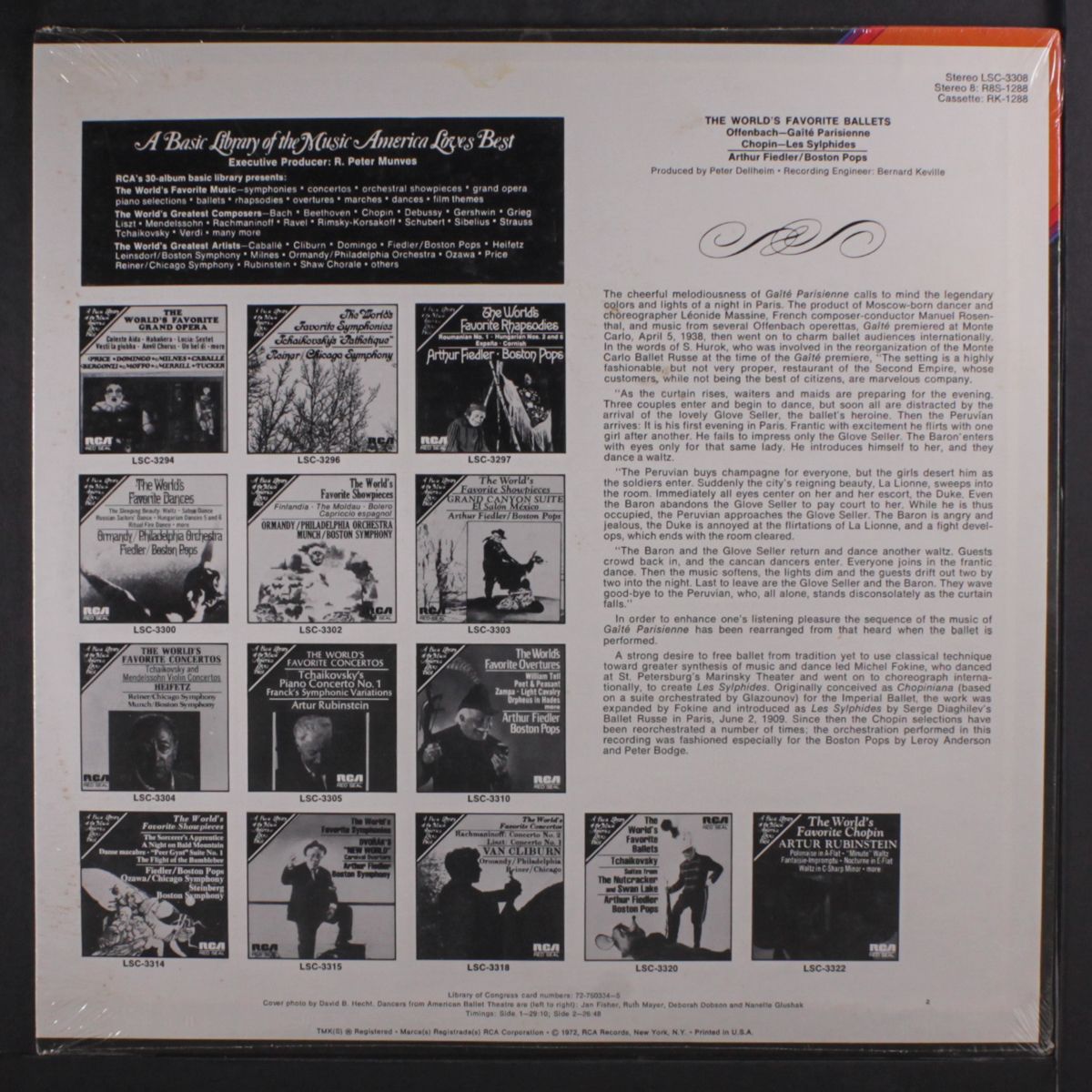 the world's favorite ballets by ARTHUR FIEDLER & BOSTON POPS