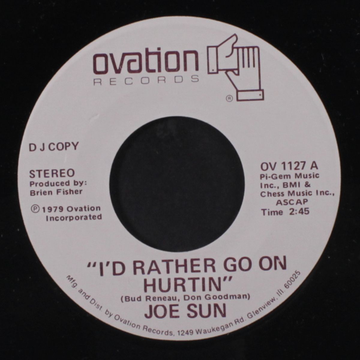 i'd rather go on hurtin' / i'm still crazy about you by JOE SUN