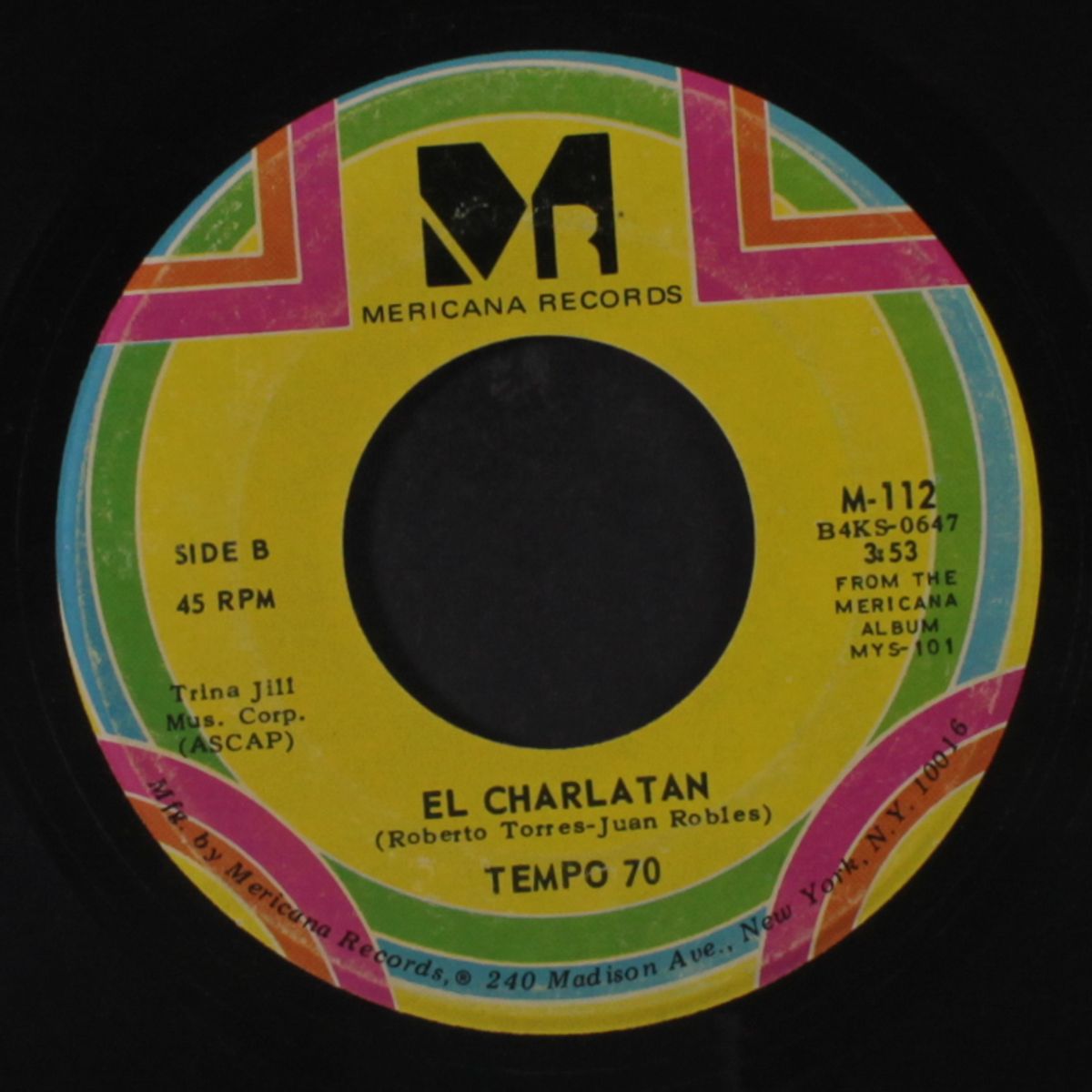 el charlatan / cuando volveras by TEMPO 70