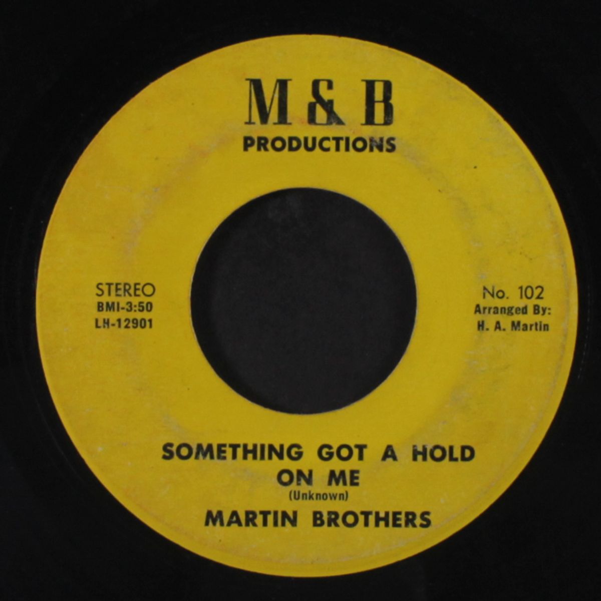 something got a hold on me / just a little more faith by MARTIN BROTHERS