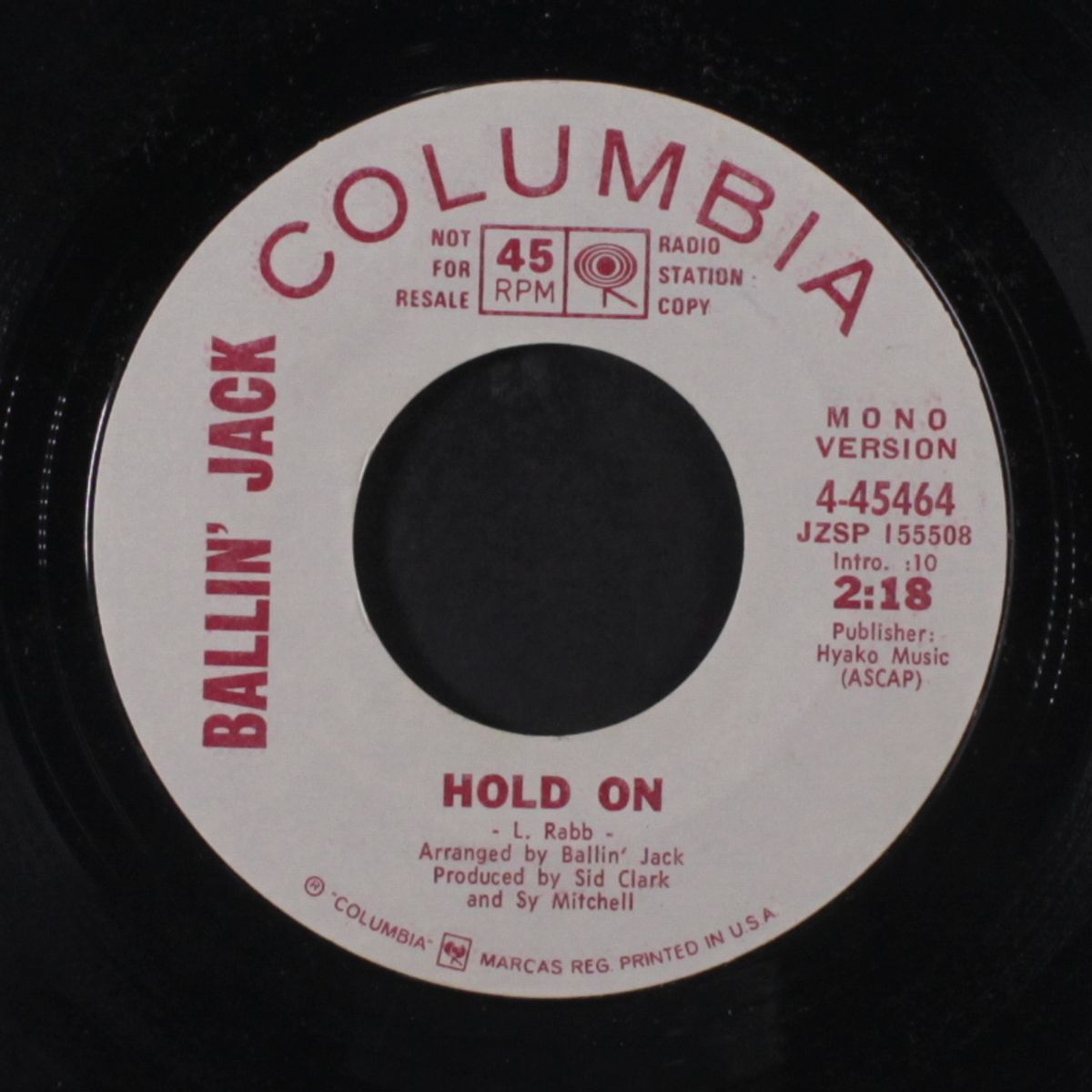 hold on / mono by BALLIN' JACK
