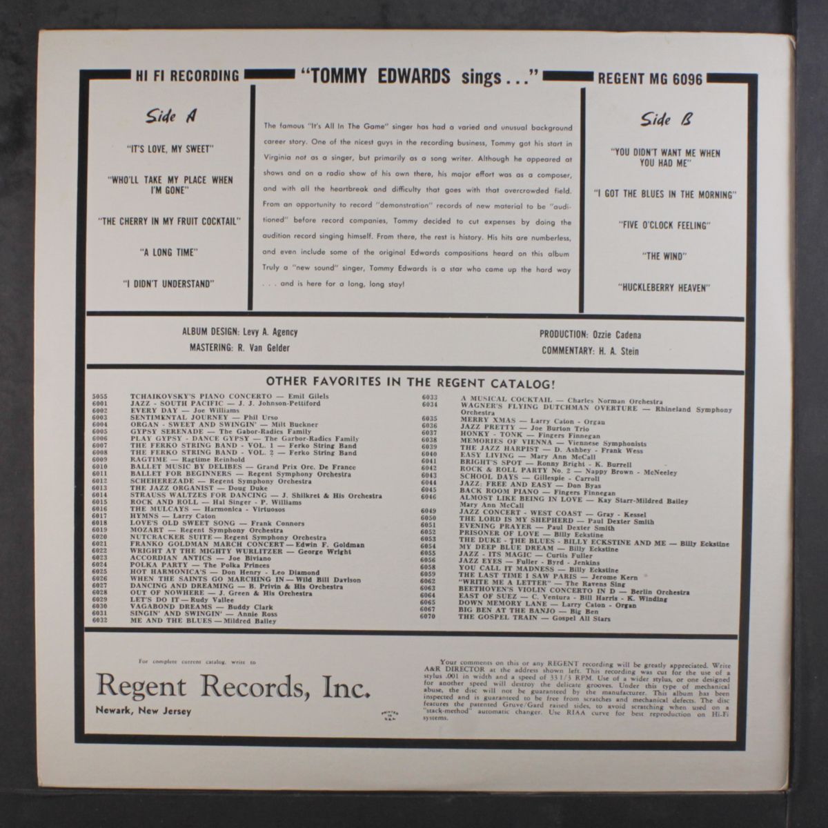 sings by TOMMY EDWARDS