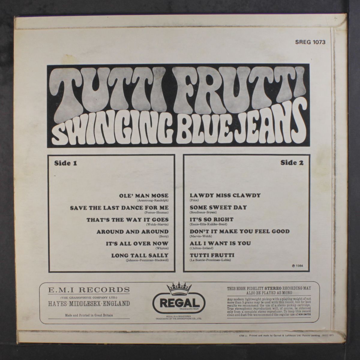 tutti frutti by SWINGING BLUE JEANS