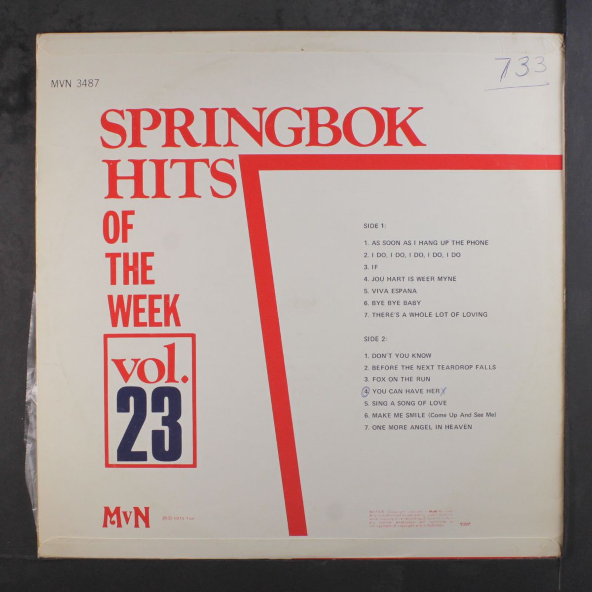 springbok hits of the week vol. 23 by UNKNOWN ARTIST