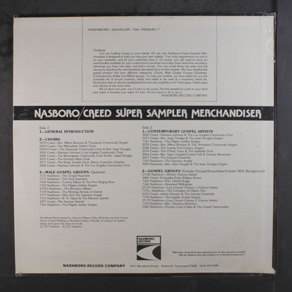 nashboro new lp releases by VARIOUS