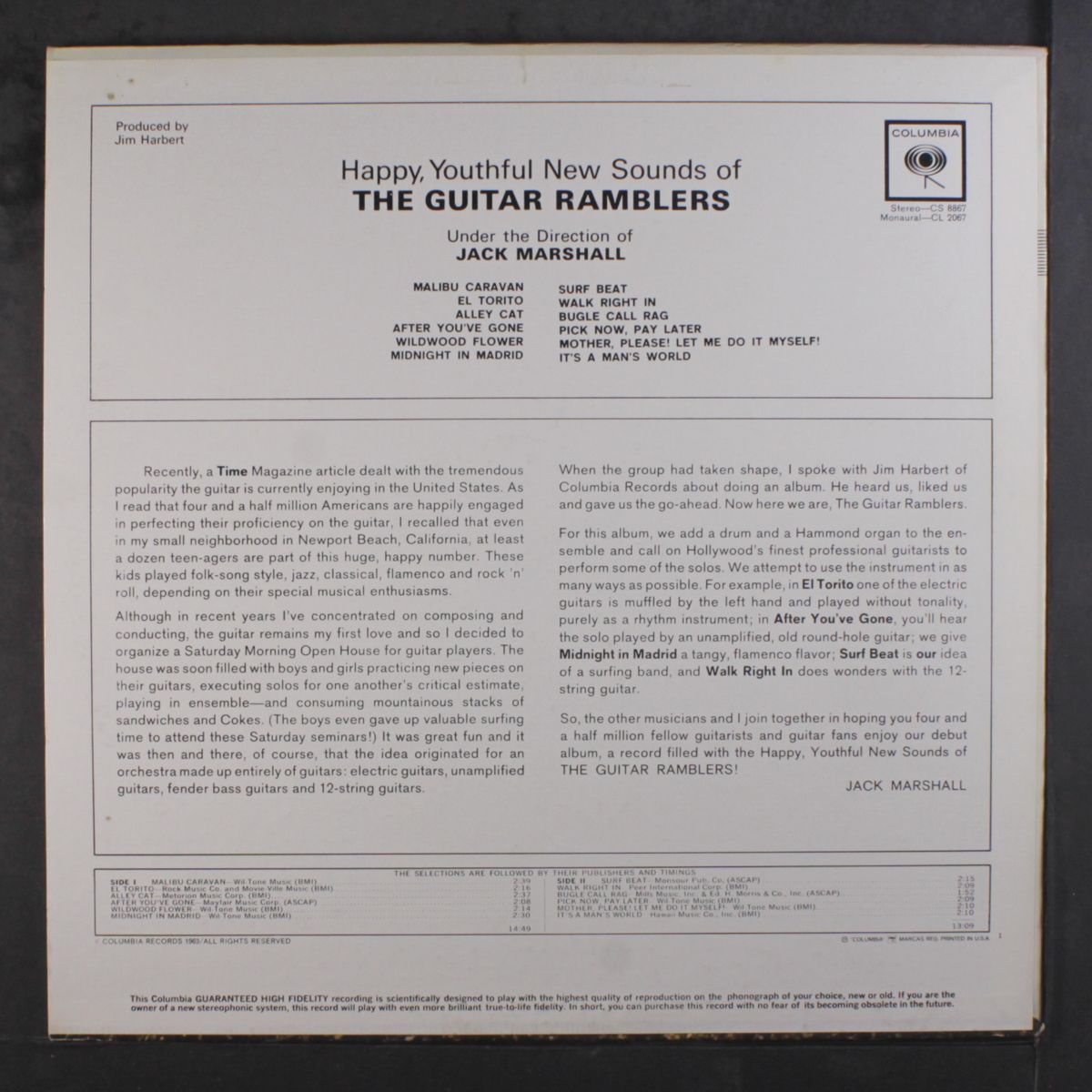 happy, youthful new sounds of by GUITAR RAMBLERS