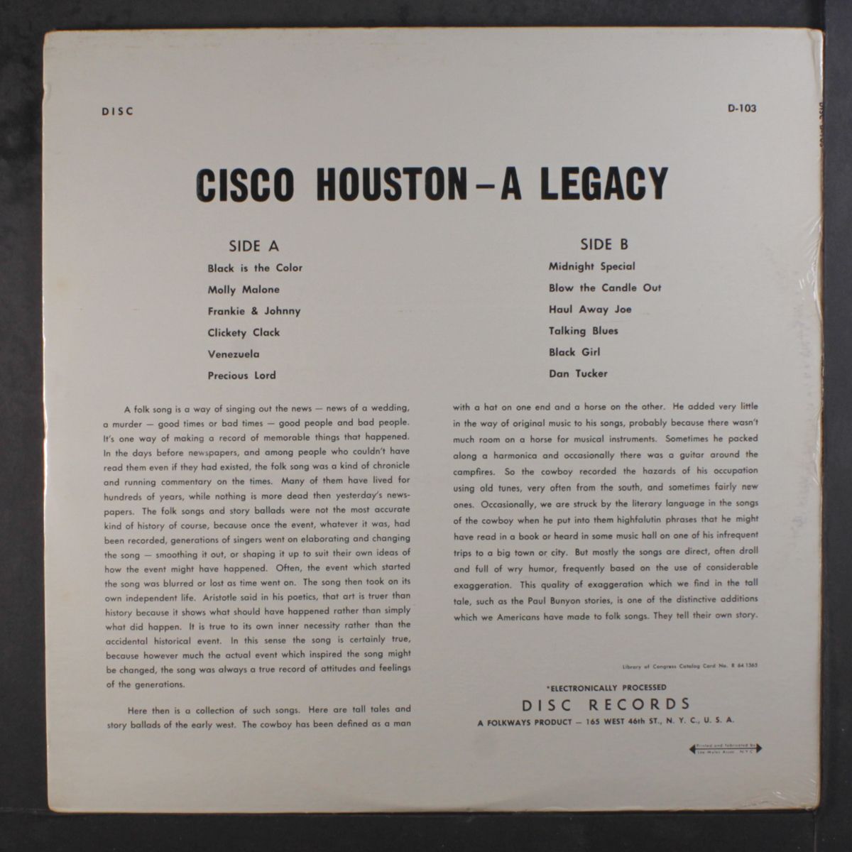 a legacy by CISCO HOUSTON