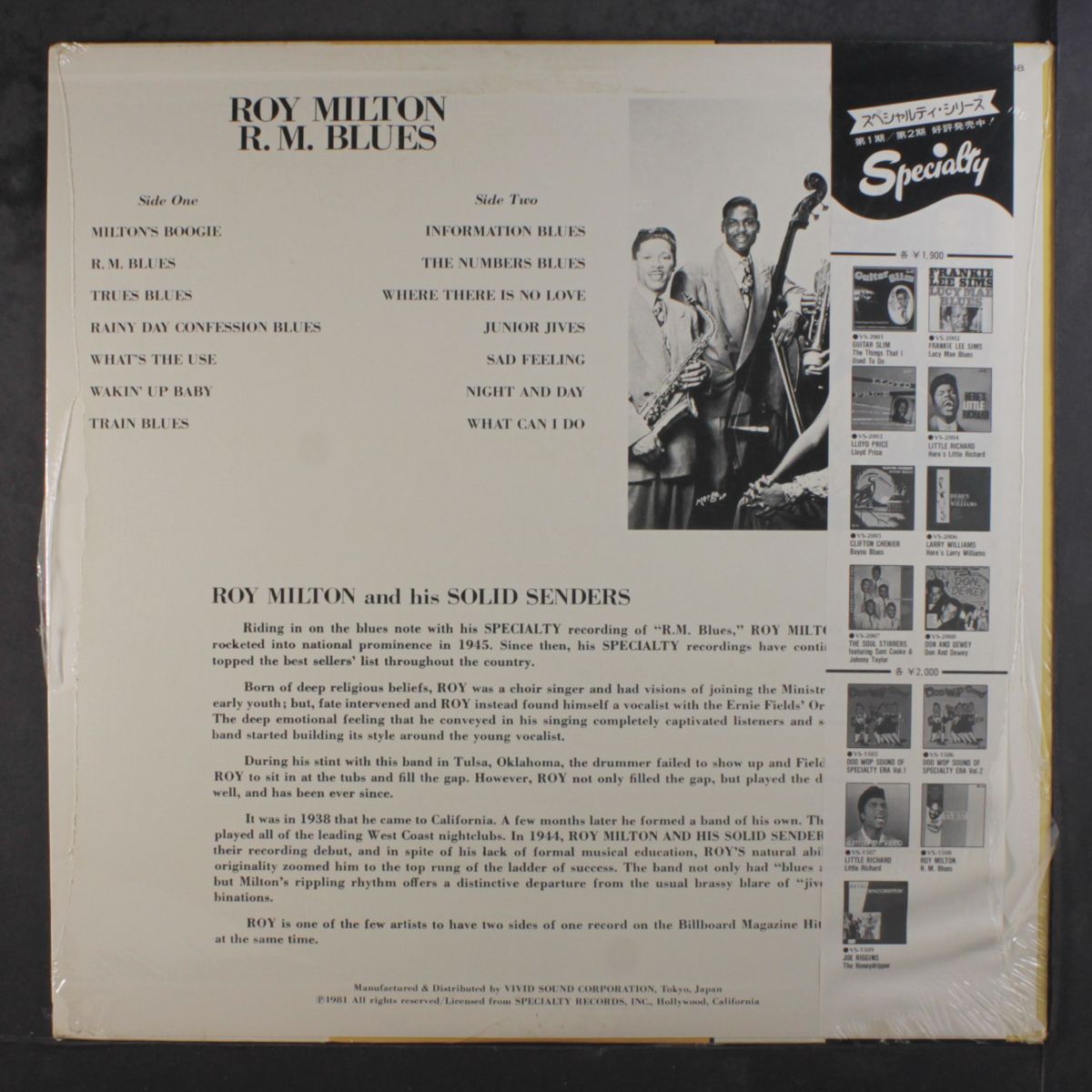 r.m. blues by ROY MILTON