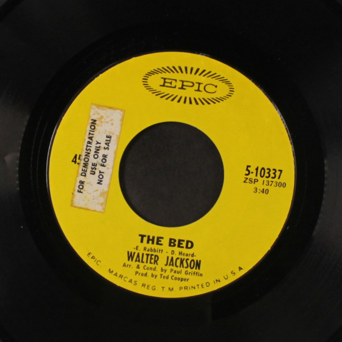 the look of love / the bed by WALTER JACKSON