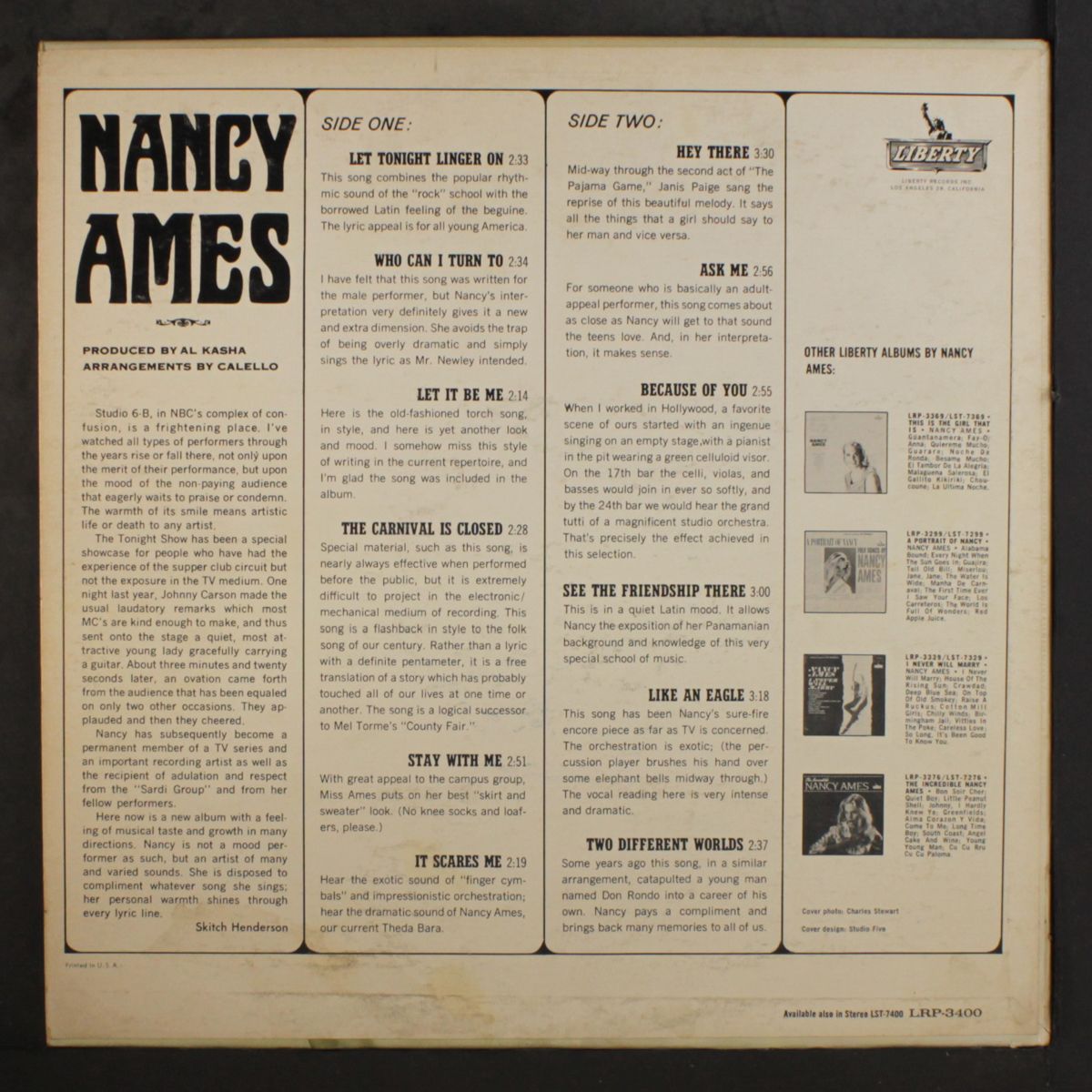 let it be me by NANCY AMES