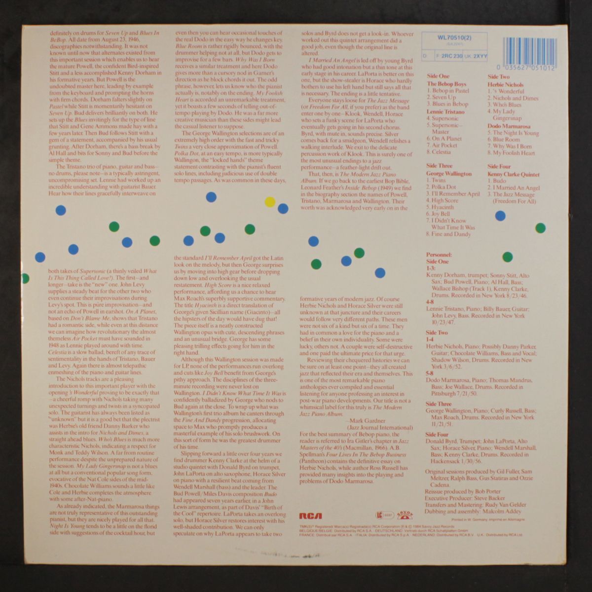 the modern jazz piano album by VARIOUS