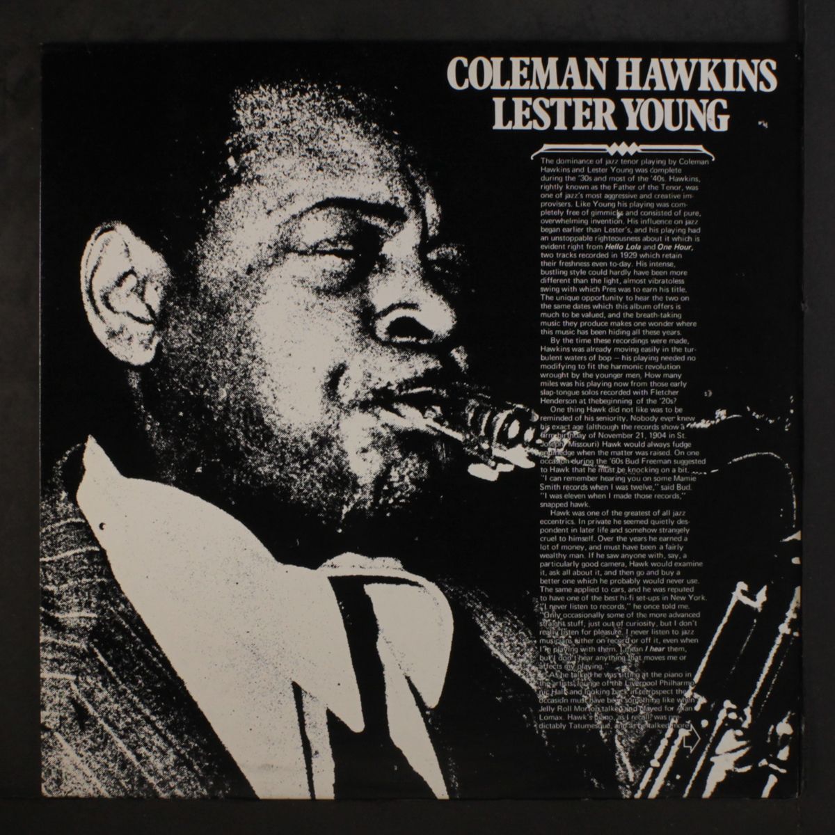 coleman hawkins, lester young by COLEMAN HAWKINS / LESTER YOUNG