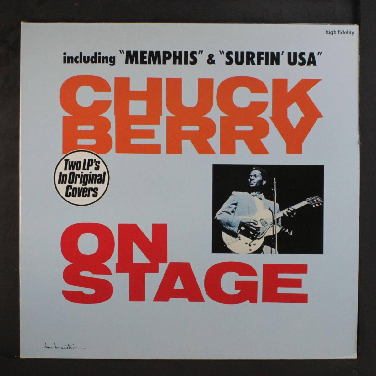 on stage/rockin' at the hops by CHUCK BERRY