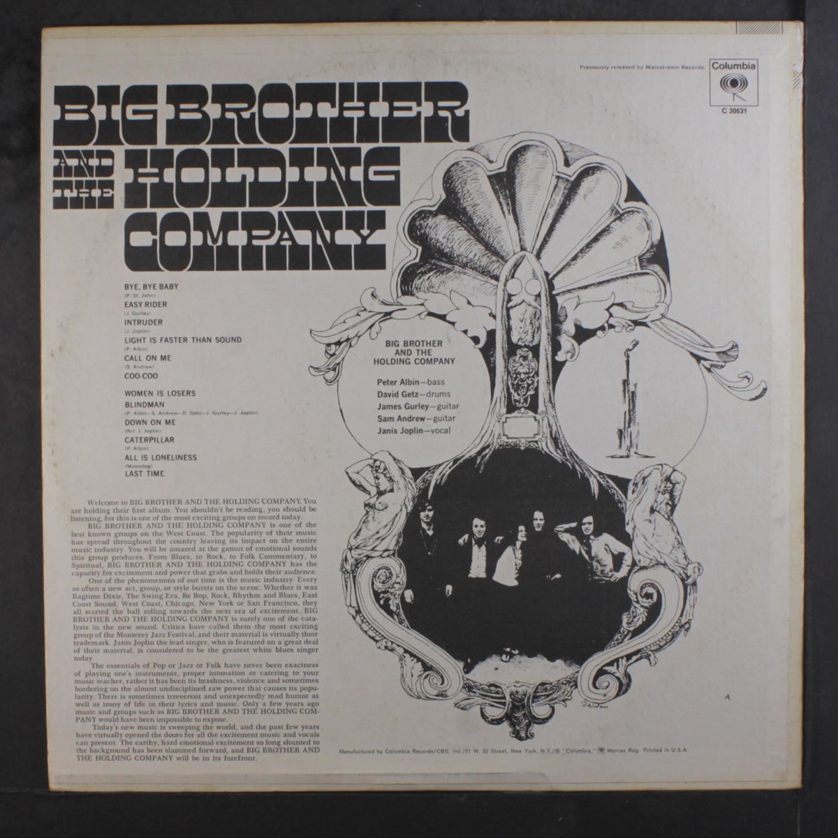 big brother & the holding company by BIG BROTHER & HOLDING COMPANY
