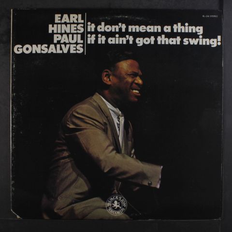 EARL HINES & PAUL GONSLAVES