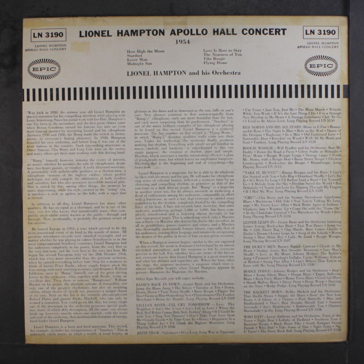 apollo hall concert 1954 by LIONEL HAMPTON
